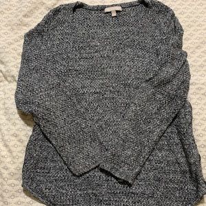 V neck grey sweater